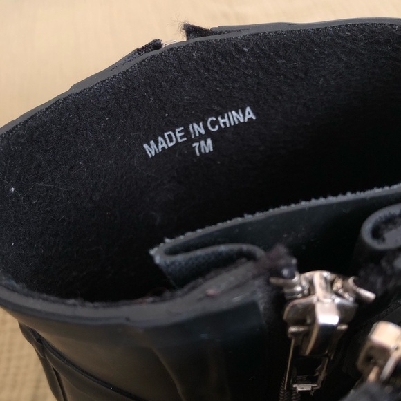 Rebecca Minkoff Quincy Matte Moto Stud Ankle Rain Booties | 7 - Picture 9 of 9